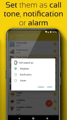 Funny Ringtones android App screenshot 1