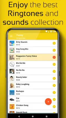 Funny Ringtones android App screenshot 2